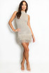 Tassel Hem Crochet Mini Dress 