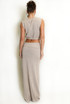 Fine Knit Wrap Crop Top And Maxi Skirt Set