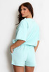 Embossed Slogan T-Shirt And Shorts Set
