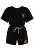 Sun Embossed T-Shirt And Shorts Set