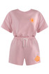 Sun Embossed T-Shirt And Shorts Set
