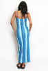 Zig Zag Wavy Cami Midi Dress