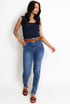 Scallop Hem Fine Knit Top
