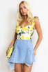 Summer Print Frill Bodysuit