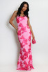 Floral Lace Lined Cami Maxi Dress