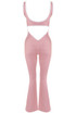 Cut Out Push Up Unitard With Contrast Edge