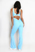 Cut Out Push Up Unitard With Contrast Edge