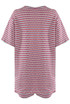 Striped Woven Short Sleeve Top And Trouser Set