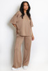 Slogan Tag T-Shirt and Trouser Set