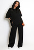 Slogan Tag T-Shirt and Trouser Set