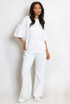 Slogan Tag T-Shirt and Trouser Set