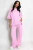 Slogan Tag T-Shirt and Trouser Set