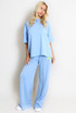 Slogan Tag T-Shirt and Trouser Set