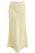 Satin Bias Cut Flowing Maxi Skirt