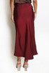 Satin Bias Cut Flowing Maxi Skirt