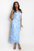 Floral Lace Lined Cami Midi Dress