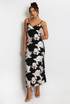 Floral Lace Lined Cami Midi Dress
