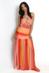 Starfish Tie Bandeau Top And Maxi Skirt Set