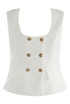 Square Neck Double Breasted Waistcoat