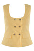 Square Neck Double Breasted Waistcoat