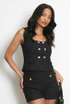 Square Neck Double Breasted Waistcoat