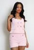 Square Neck Double Breasted Waistcoat
