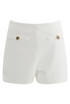 Tailored Shorts With Faux Pocket