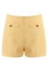 Tailored Shorts With Faux Pocket