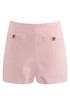 Tailored Shorts With Faux Pocket