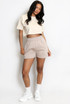 Cropped Crew Neck T-Shirt