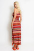 One Shoulder Knit Maxi Dress