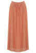 Pleated Chiffon Maxi Skirt