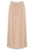 Pleated Chiffon Maxi Skirt