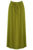 Pleated Chiffon Maxi Skirt