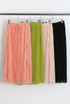 Pleated Chiffon Maxi Skirt
