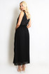 Pleated Chiffon Maxi Skirt