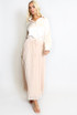 Pleated Chiffon Maxi Skirt