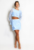 Floral Lace Top And Skirt Set