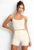 Active Strappy Crop Top And Shorts Set