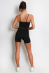 Active Strappy Crop Top And Shorts Set