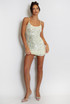 Cut Out Back Sequin Mini Dress