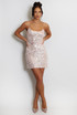 Cut Out Back Sequin Mini Dress