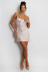 Cut Out Back Sequin Mini Dress