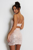 Cut Out Back Sequin Mini Dress