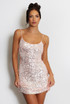 Cut Out Back Sequin Mini Dress