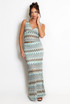 Zig Zag Maxi Skirt