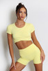Twist Front Gym Crop Top