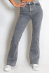 Grey Wash Flare Leg Jeans