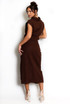 Linen Cropped Blouse And Wrap Skirt Set