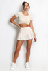 Sport Tennis Skirt With Shorts Underlay